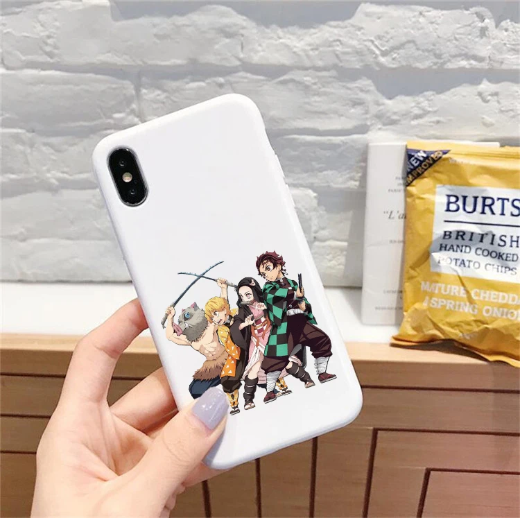 Камадо Nezuko Kimetsu без Yaiba демон убийца ТПУ, конфетный мягкий чехол для телефона для iphone 6/6s, 6 Plus/6s Plus, 7 Plus/8, XS XM X 11 pro