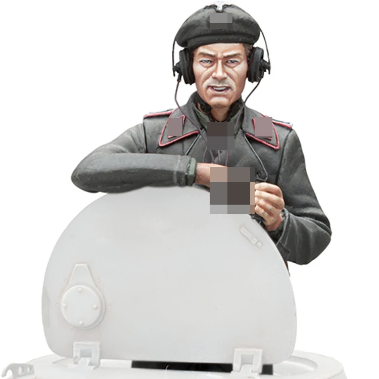 

1/16 Resin kit Model figure GK Soldier, Tank soldier, Military theme of World War II, Uncoated No colour