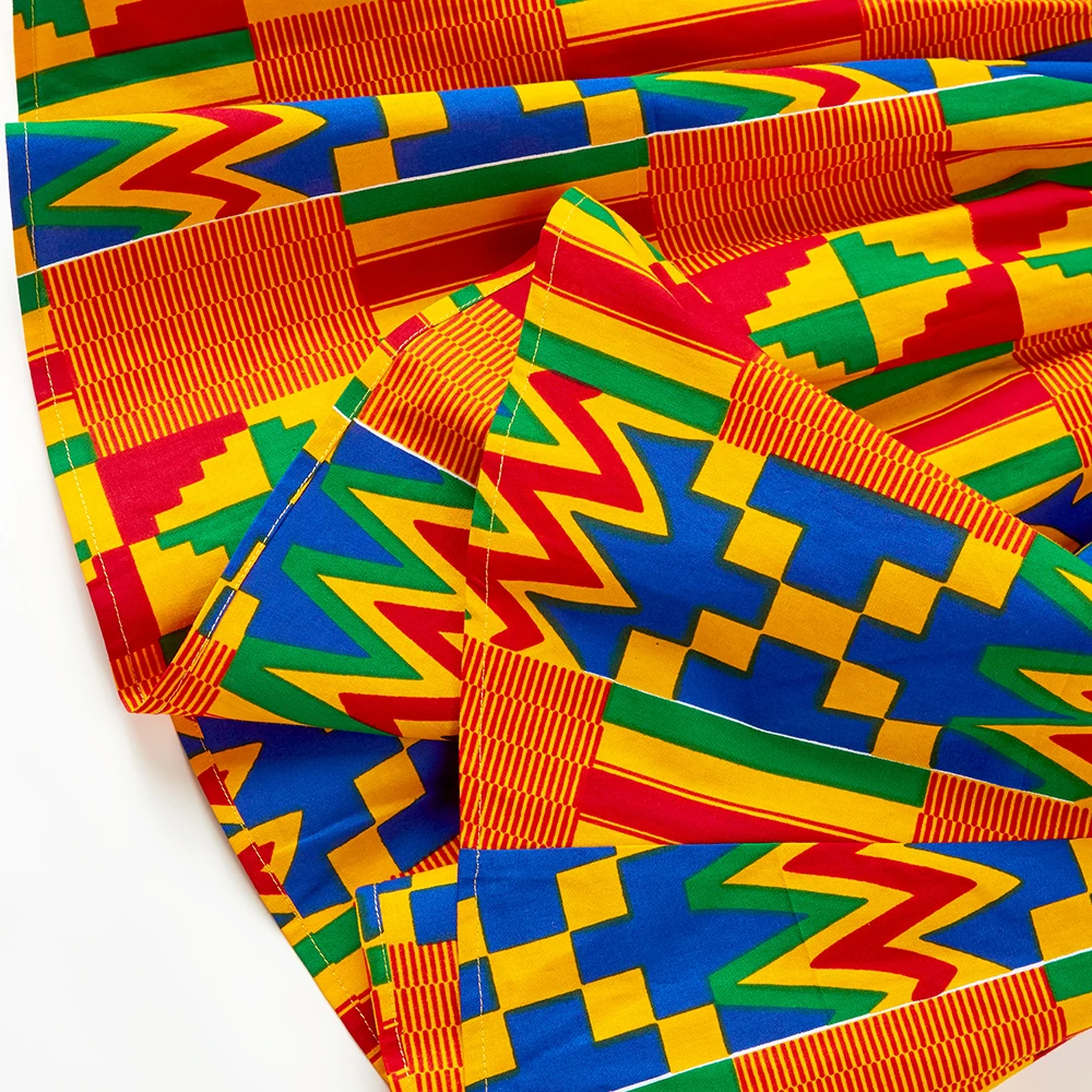 Африканская одежда для детей, для маленьких девочек, kente batik, платье с принтом, Анкара, платья, африканская Дашики, kente, традиционная одежда для детей