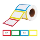 Наклейки с именем и именем на заказ, рулон цветных водонепроницаемых наклеек для скрапбукинга, школьные Канцтовары, 150 шт.