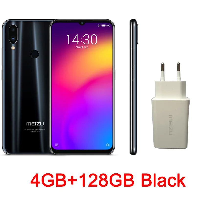 4GB 128G black Глобальная версия, meizu Note 9 4 ГБ/64 Гб 128 ГБ 48.0MP Камера отпечатков пальцев Snapdragon 675 Octa Core 6," 2244x1080 p FHD - Цвет: 4GB 128G black