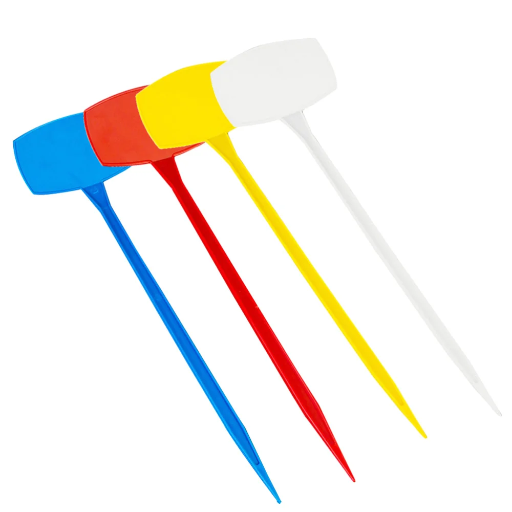

20pcs Plant Labels Nursery Garden Tags Markers Garden Insert Tag Re-usable Plant Labels (Mixed Color)