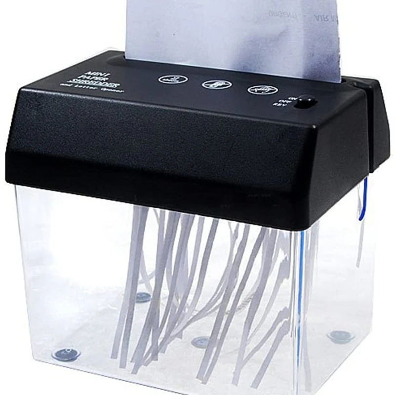 Description Picture 3 of item2024 New USB Electric Dual-Use Mini Paper Shredder Small A6 Bill Letter Document Invoice Desktop A6 Paper Smashing Machine
