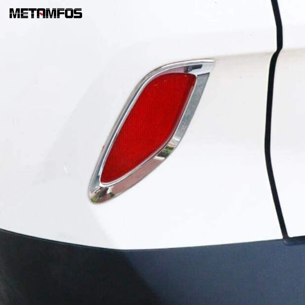 Для Kia Seltos 2019 2020 углеродное волокно лампа заднего противотуманного фонаря крышка