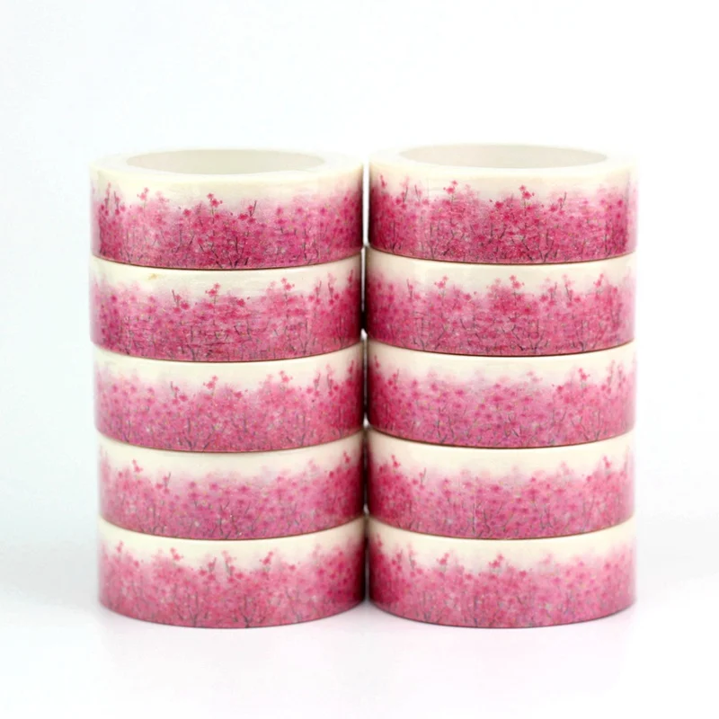 

Decorative Cherry Tree Washi Tapes Japanese Paper Kawaii Scrapbooking Tools Masking Tape Christmas Photo Album Diy Stationery