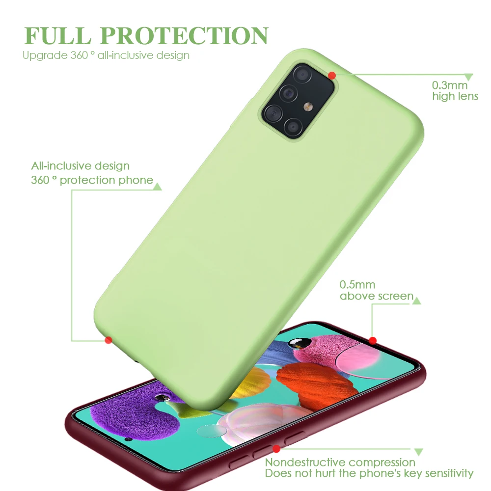 Фото Элегантный матовый чехол из мягкого силикона для Samsung Galaxy A01 A71 A51 A21S A41 A31 A91 A81 A21 A10E A20E: кокетливая защита телефона Элегантный матовый чехол из мягкого силикона для Samsung Galaxy A01 A71 A51 A21S A41 A31 A91 A81 A21 A10E A20E: кокетливая защита телефона