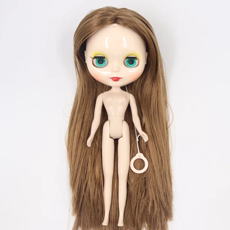 Ледяной обнаженный завод Blyth кукла No.280BL0444 коричневый длинные волосы подходит для изменения игрушки белая кожа Neo