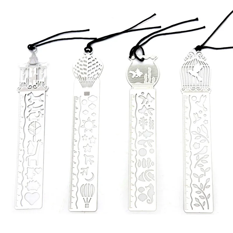 1 шт. Kawaii креативные милые лошадь клетка полый металлическая Закладка для книги