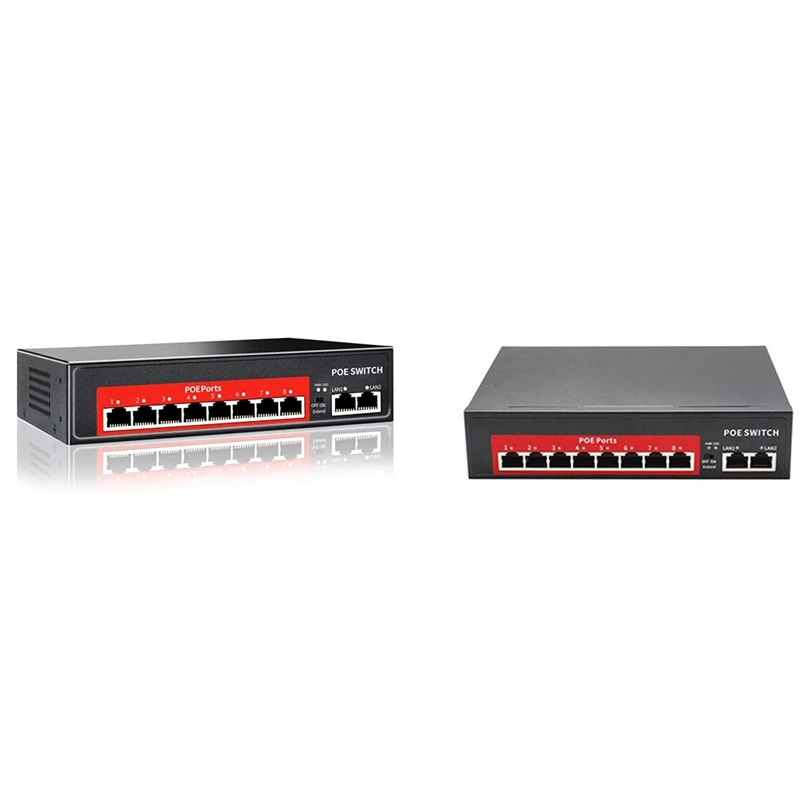 

Коммутатор POE 48 В с 8 портами 802,3 Мбит/с, IEEE Af/At