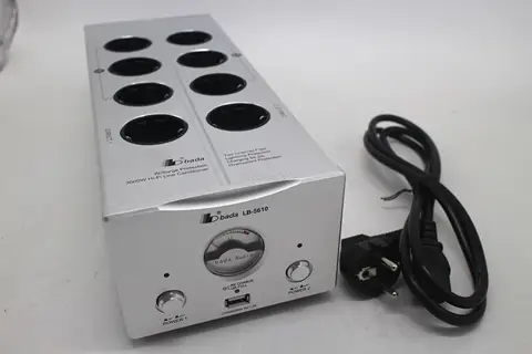 Bada 5610 Европейский стандарт сетевой фильтр аудио фильтр Schuko Socket 2-канальный источник питания фильтр с выходом USB 5 В 2A