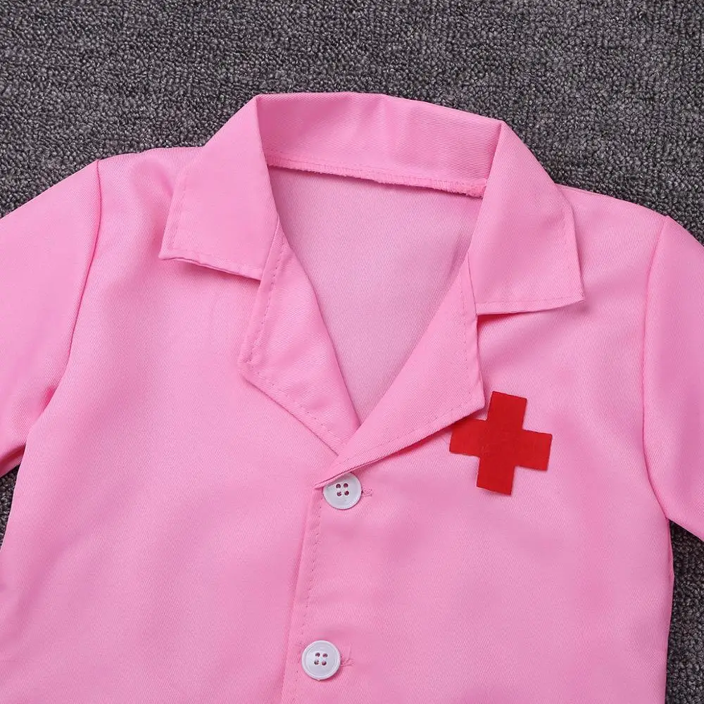 Детский костюм для косплея доктора медицинский медсестры Хэллоуина одежда набор