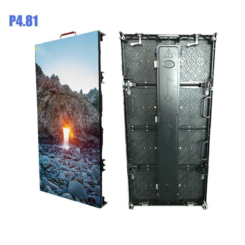 Уличный светодиодный дисплей P4.81 500 × 1000 мм прокатный шкаф SMD1921 дюйма|Светодиодные
