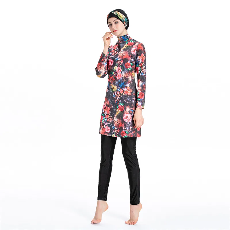 Водонепроницаемый Буркини 2021 новый солнцезащитный Мусульманский купальник с