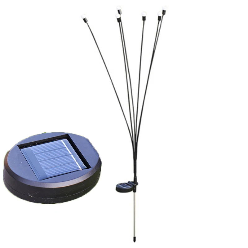 

Solar waterproofing outdoor grass earth firefly fireworks light flash 1pc8led is a garden lawn landscape holiday light