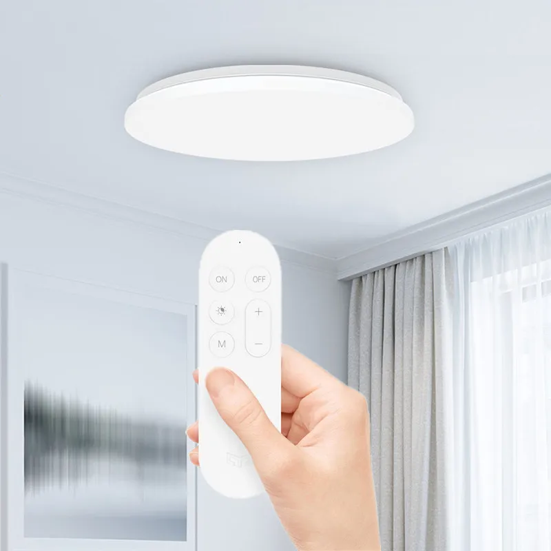With Remote Control Yee светильник YILAI YlXD05Yl 480 умный светодиодный потолочный светильник Простой Круглый для умного дома Контроль приложения окружающий светильник ing - Цвет: With Remote Control