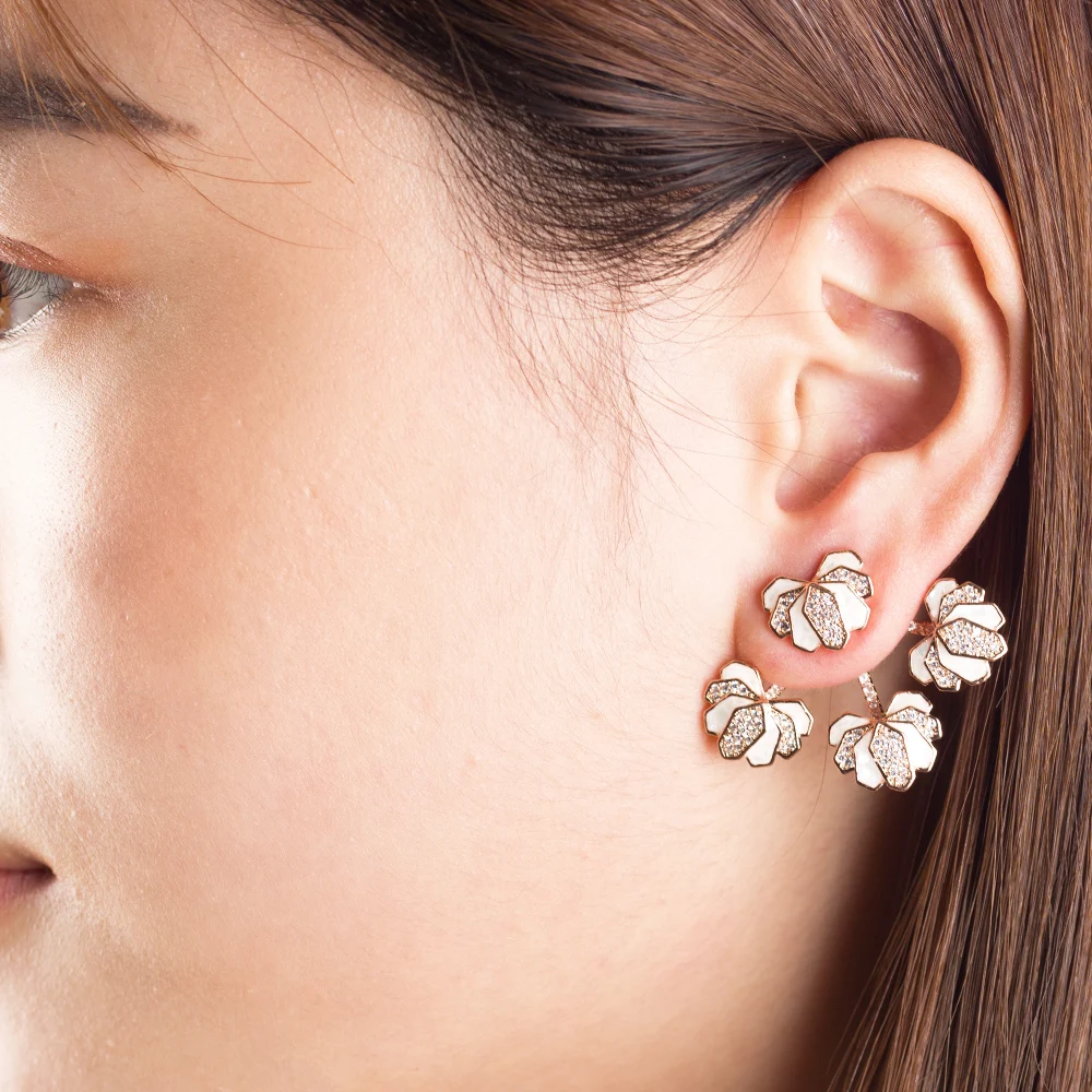 

Женские серьги в виде ракушек невесты, уникальный дизайн, съемные серьги с фианитом, модные украшения для ушей, ювелирные изделия для свадеб...