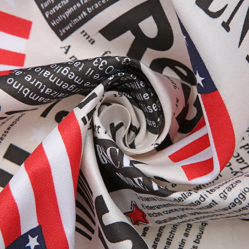 Сатин стрейч США и буквы Национальный флаг из ткани для шитья одежды обивки