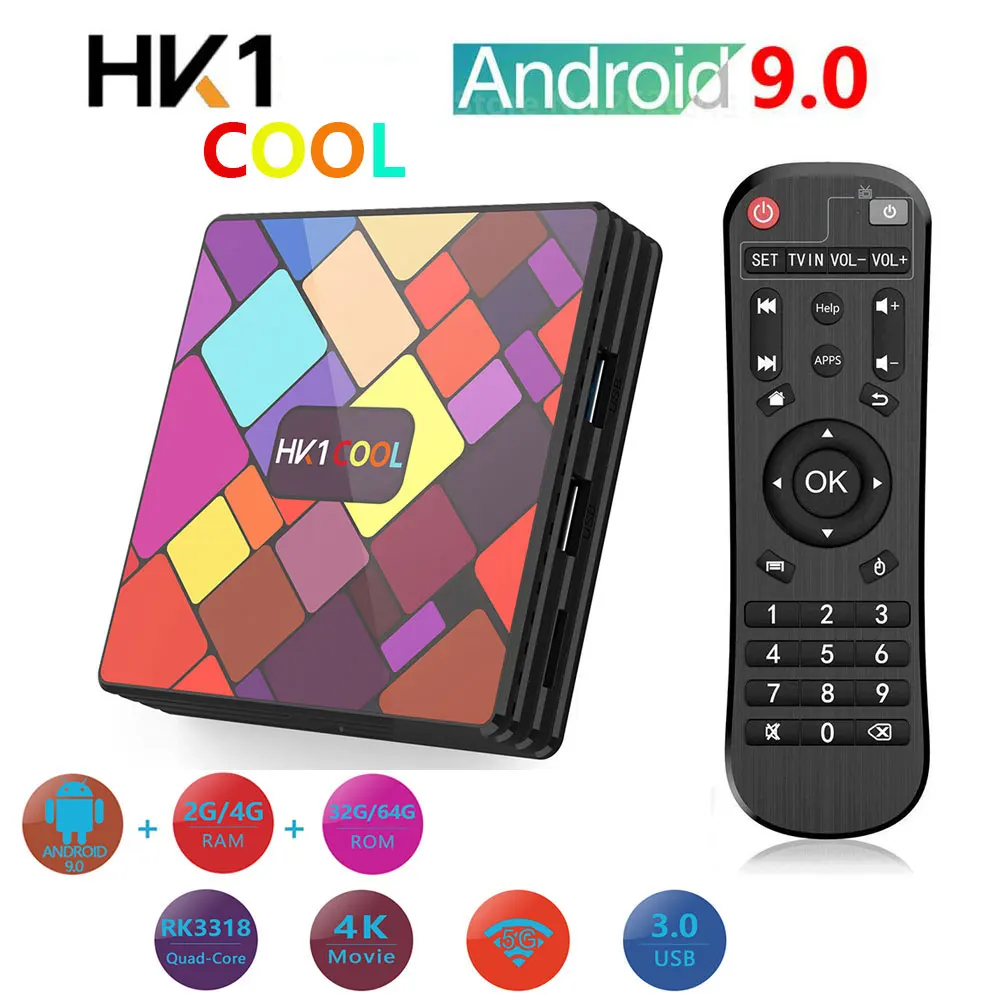 20 шт. ТВ приставка HK1 на Android 10 0 4 + 128/64 ГБ 2 16 Гб|ТВ-приставки и медиаплееры| |