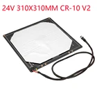 Улучшенная Тепловая кровать MK3, 1224 В, CR10, 310*310410*410510*510*3 мм, для 3d принтера, Hotbed, алюминиевый, для ende-3, V2, CR-10, S4, S5, 3d