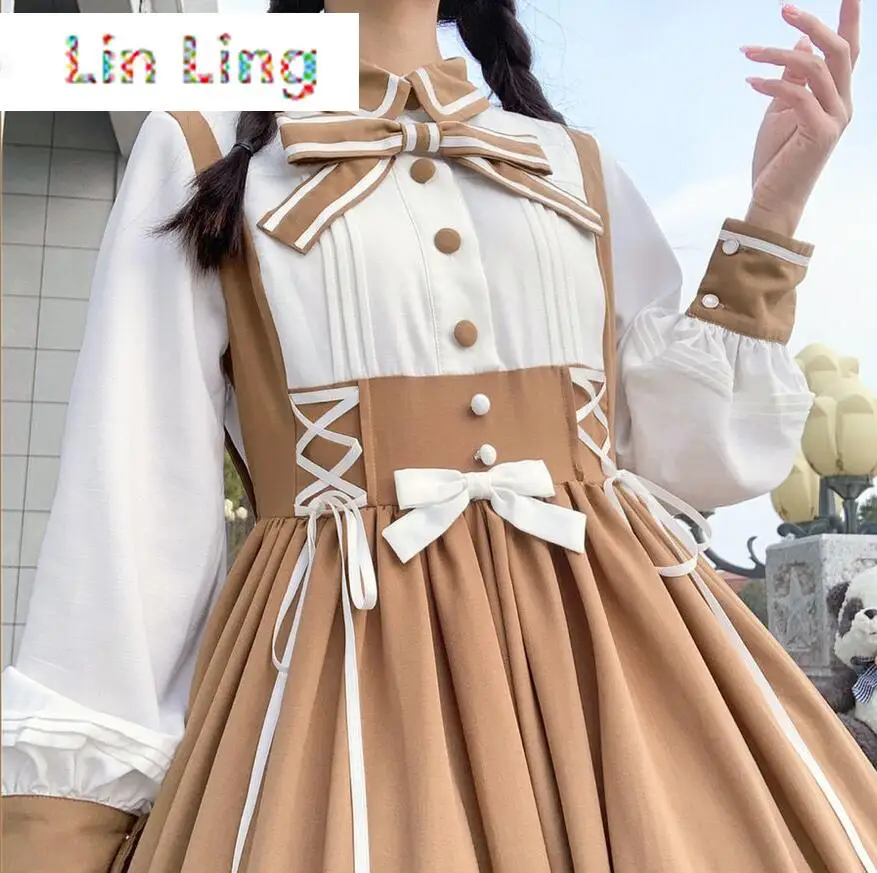 

LINLING Women Costume Lolita Dress Sweet Dress New Fashion Original Dress