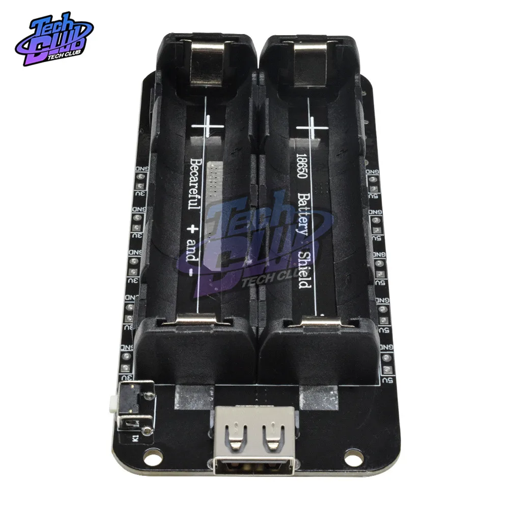 Двойное напряжение 18650 литиевая батарея два экрана V8 мобильный внешний