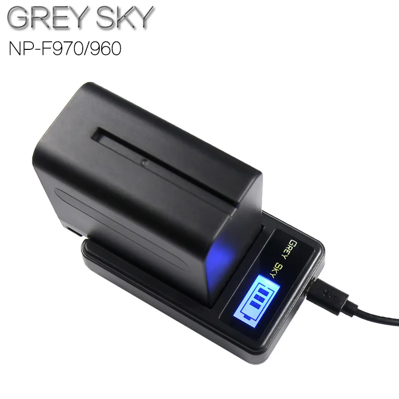 Для Sony NP F970 NPF970 Battery F930 F950 F960 F770 F570 CCD RV100 TRV58 DCR TRV110K + зарядное устройство для ЖК