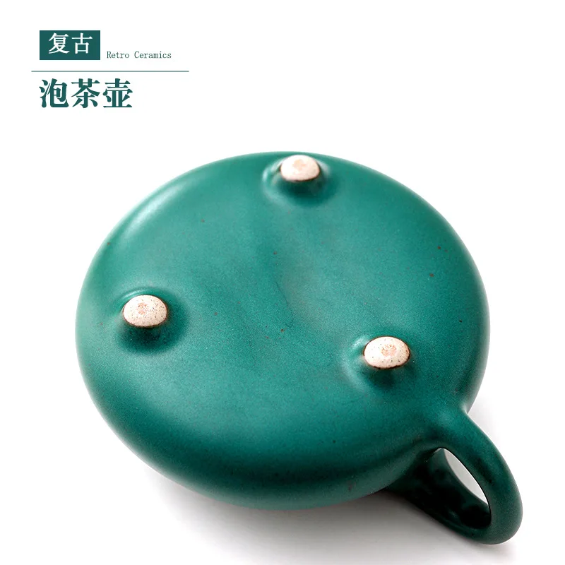 Дорожный керамический чайник винтажный китайский чай зеленый жасмин чайники