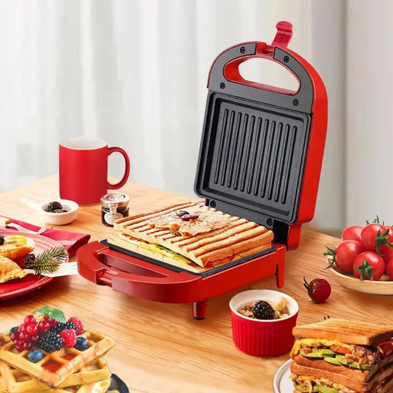 

Portable Electric Dual Waffles Sandwich Maker Non Stick Toast Breakfast Machine Dropshipping
