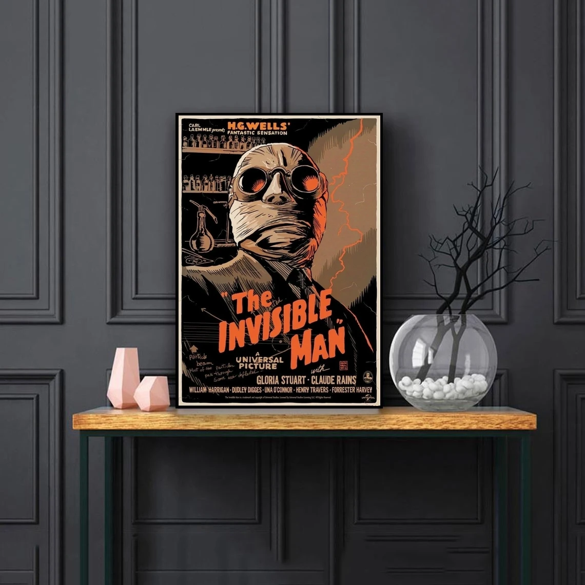 Horror Movie Poster Canvas Print Art Gift Home Wall Painting Decoration (No Frame)