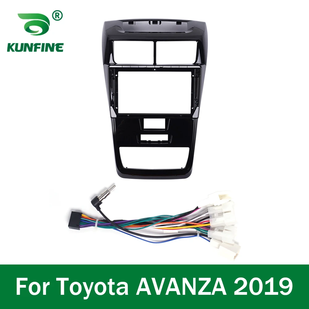 

Автомобильный GPS-навигатор, стерео для Toyota AVANZA 2019, радиоприемник, панель, рамка, подходит для 2Din, 9 дюймов, экран головного устройства
