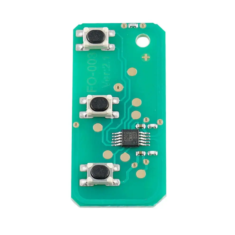 433 МГц 3 кнопки дистанционный ключ-брелок от машины с 4D63 40Bit чипом и FO21 лезвием