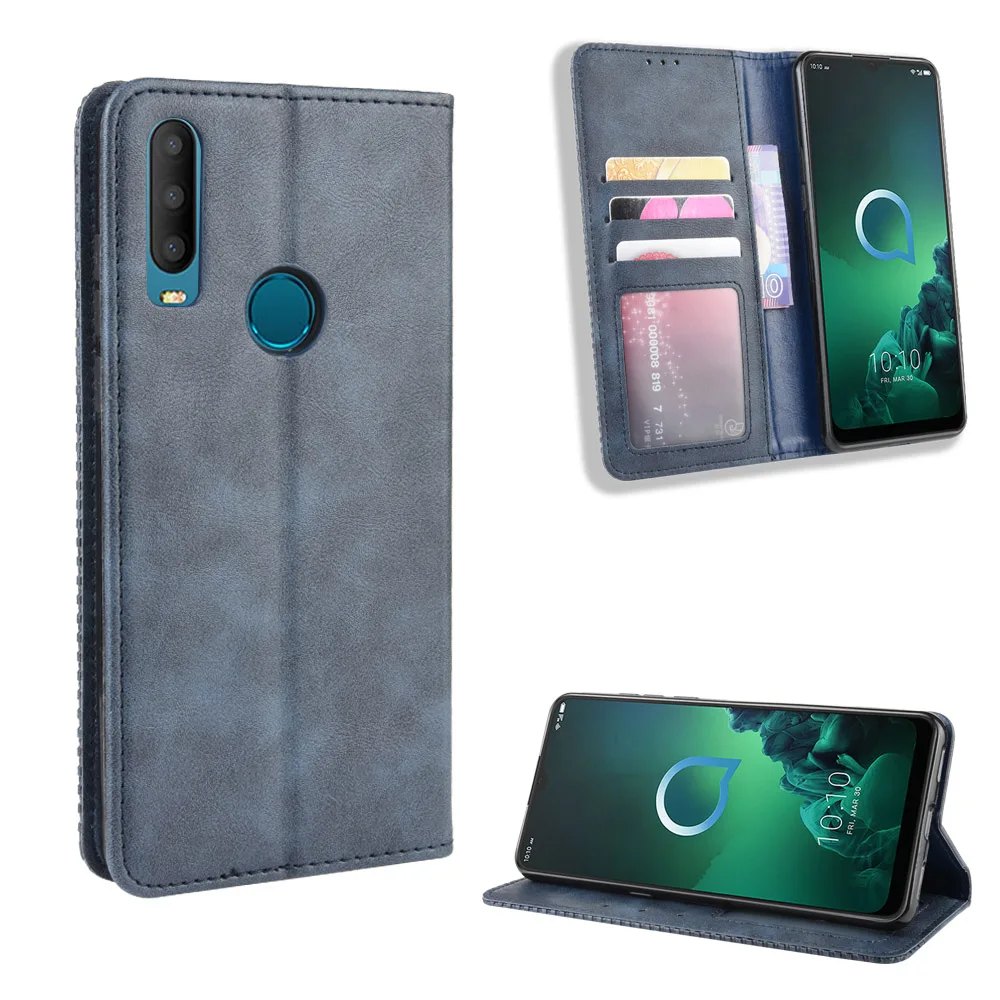 Alcatel 3X 2019 5048U 5048Y чехол кошелек кожаный книжка в винтажном стиле для телефона alcatel 3x