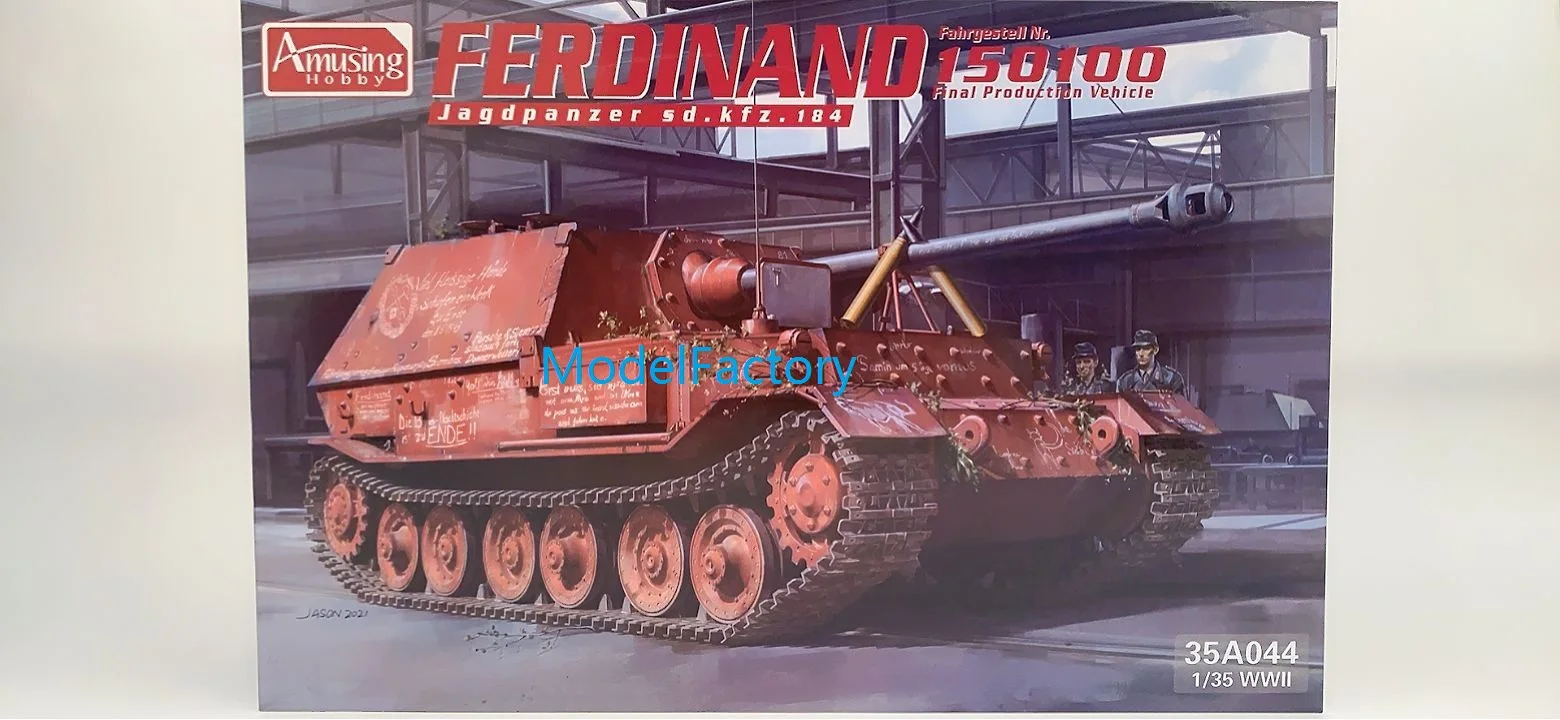 

Amusing Hobby 35A044 1/35 Sd.kfz.184 Ferdinand Fahrgestell Nr.150100 Final