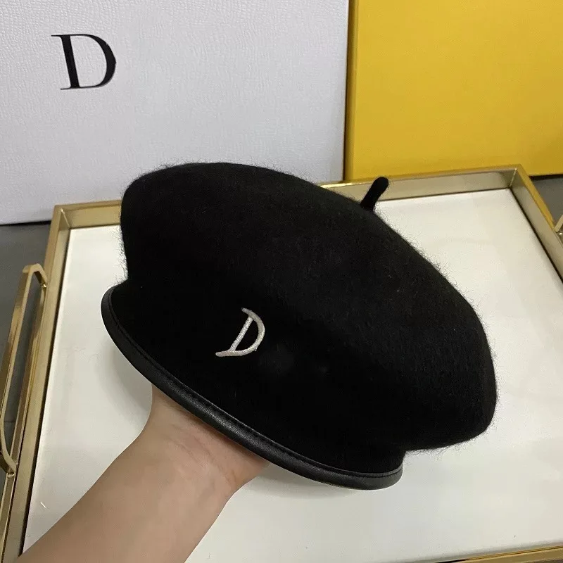 

Beret Hats for Women Cashmere Wool Painter Hats Luxury D Designer Berets Caps Winter Autumn Warm Hat