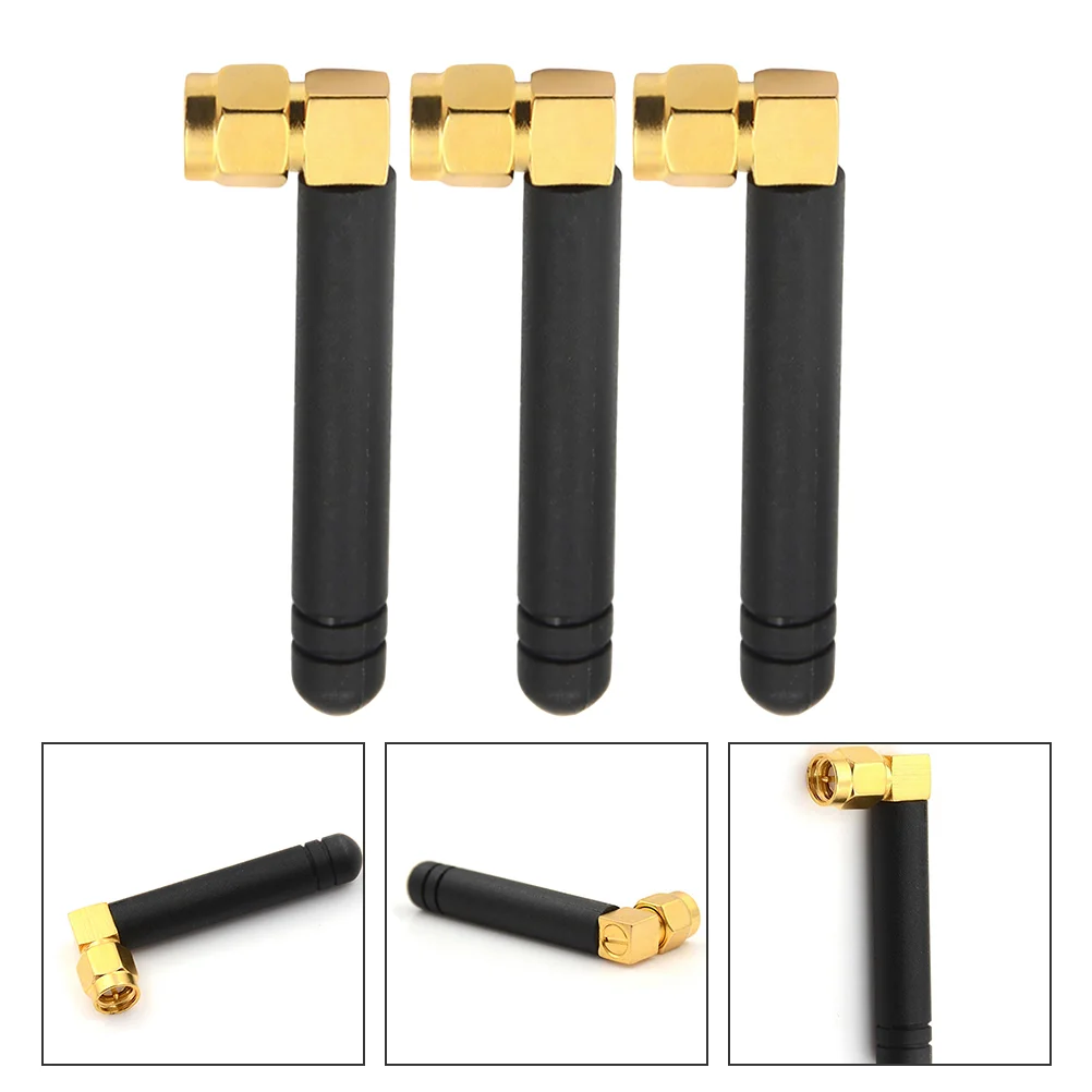 

3 PCS Right Angle Antenna Replacement 433MHz Inner Needle High Frequency Antenna