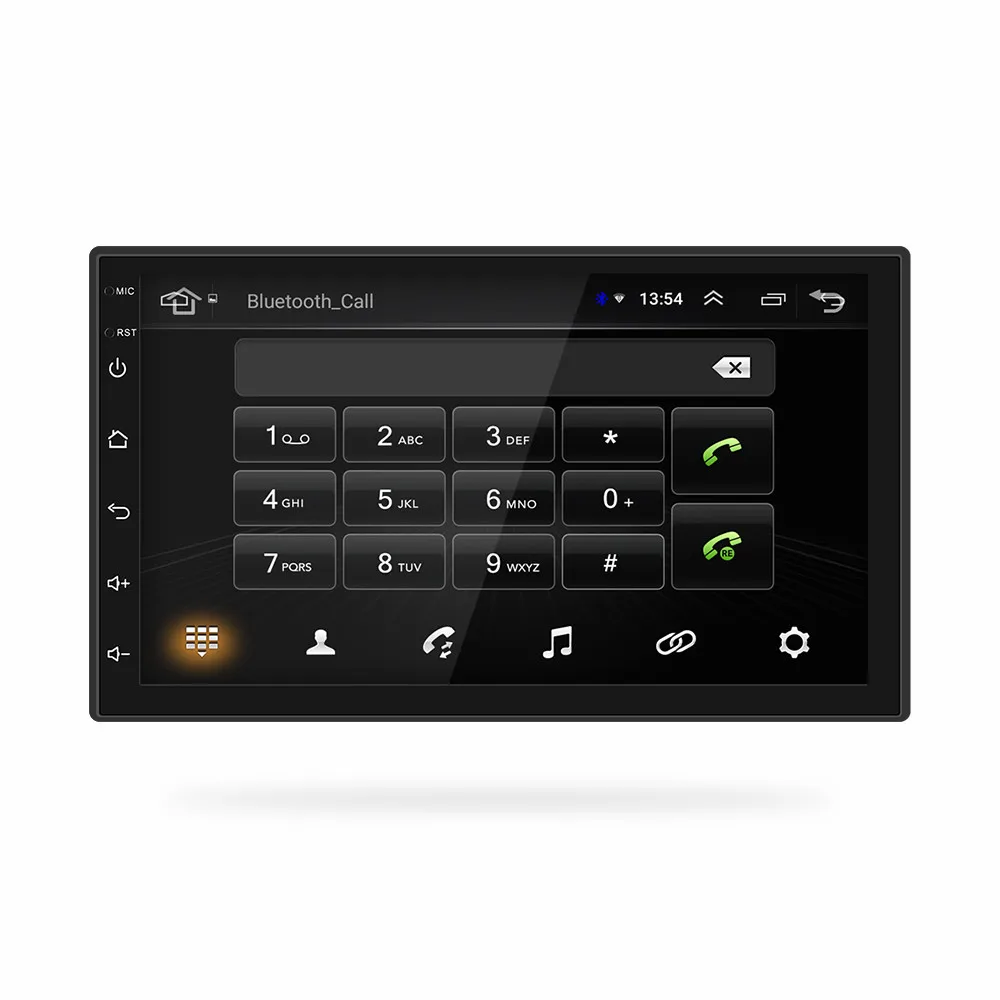 Android 8 1 gps навигатор 7 ''стерео 16G rom четырехъядерный аудио Радио автомобильный HD