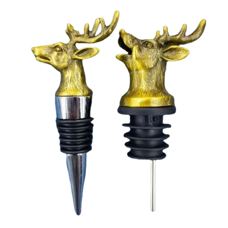 Интересная полярная мини-пробка для бутылки с оленем 6 цветов | Дом и сад