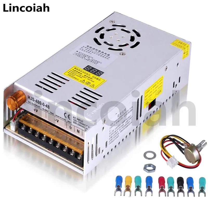 480 Вт Цифровой импульсный источник Питание 5V 12V 24V 36V 48V 60V 80V 120V 160V 220V 300V