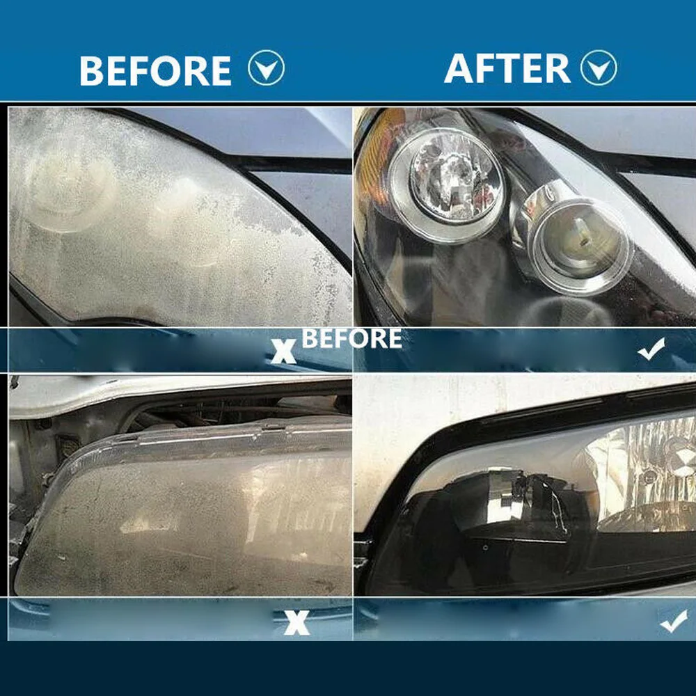 Набор для ремонта линз автомобильных фар распылитель 2 крышки 50 мл |