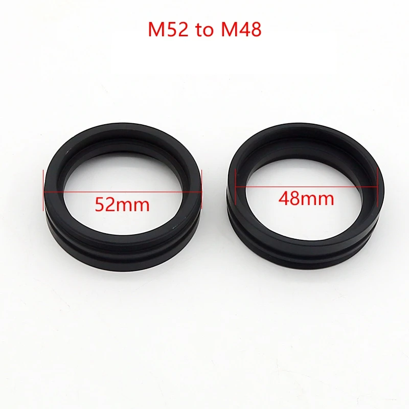 Металлическое кольцо адаптер с резьбой M52 к M48 M42 X 0 75 для микроскопа SZM и SZ Zoom Stereo