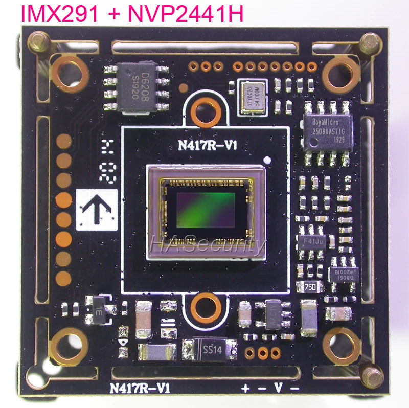 AHD H (1080P) / CVBS (D1) 1/2.8 &quotSony STARVIS IMX291 CMOS + NVP2441 камера видеонаблюдения PCB плата Модуль