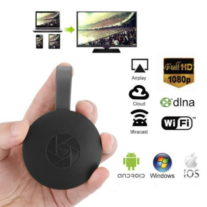 1080P ТВ-стик для ios android медиаплеер Android Miracast wifi Дисплей приемник HDMI-совместимый