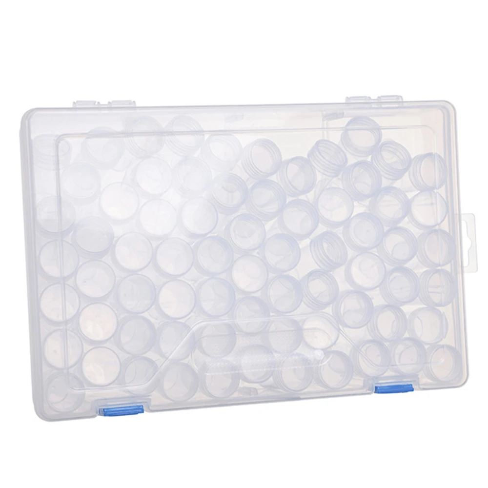 

70 Bottles Dismountable Diamond Painting Accessories Diamond Embroidery Cases PP Plastics Box Organizer Storage Boxes