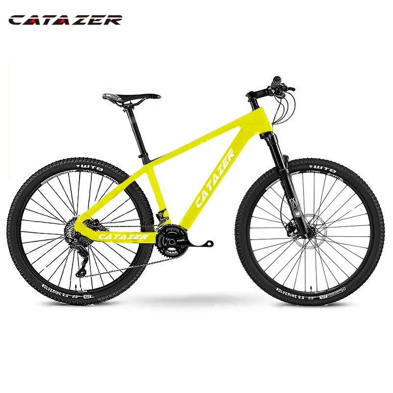 Дисковый тормоз CATAZER MTB углеродный горный велосипед 27 5er рама 650B 22 скорости с