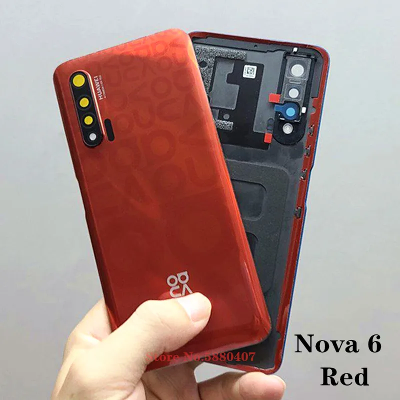 original back cover for huawei nova 7 nova7 jef an00 jef an20 5g rear housing door battery cover panel mobile phone case shell free global shipping