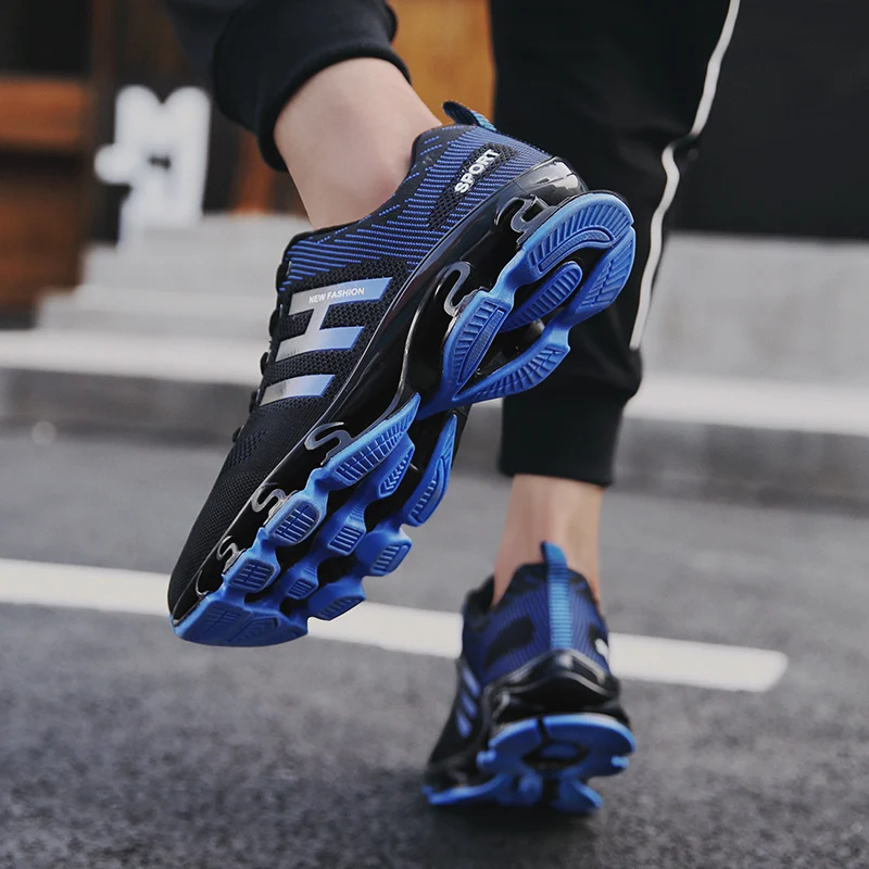 

Men Sport Running Sneakers Athletics Walking Jogging Shoes Plus Size 39-47 Tennis Shoes Man Blade Tennis Shoes Air Mesh Sneakers