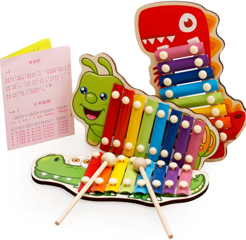 

Baby Music Instrument Toy Wooden Xylophone Infant Musical Funny Toys For Baby Girls Educational Toys Baby Boys Xylophone Gifts