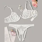 Женское прозрачное кружевное нижнее белье, Комплект эротического нижнего белья, соблазнительные бесшовные костюмы с открытой промежностью