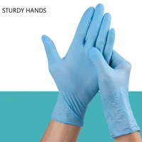 100pcslot disposable nitrile gloves food grade allergy free safety work gloves housework dishwashing gardening waterproof glove
