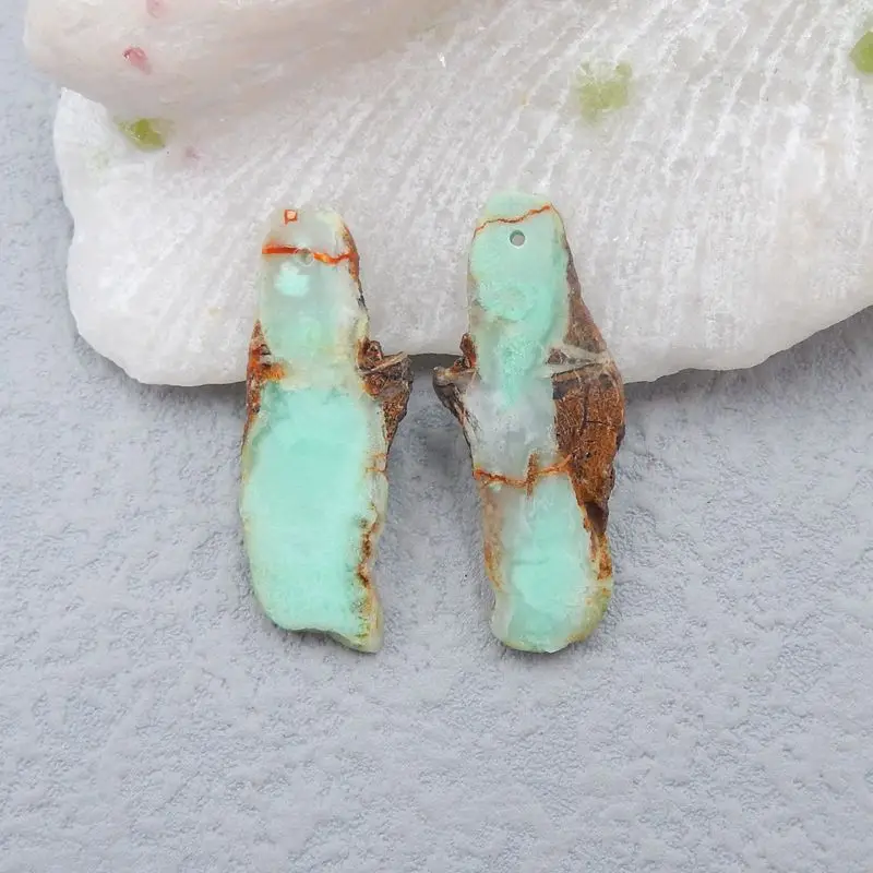 Распродажа драгоценный камень хризопразы модные ювелирные изделия сделай сам